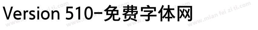 Version 510字体转换